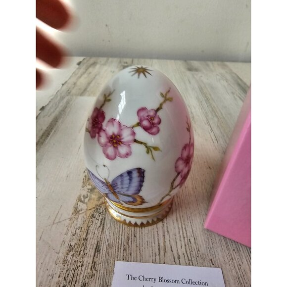 Anna weatherley Easter egg White House cherry blossom Helen Taft butterfly new - Picture 3 of 10
